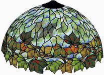 Növényekre emlékezető Tiffany lámpa sablonja